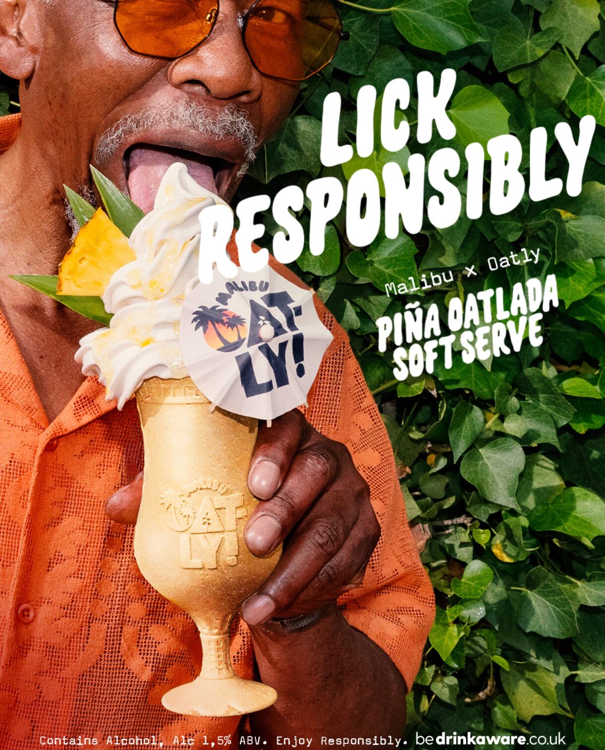 Campaign image for Malibu x Oatly