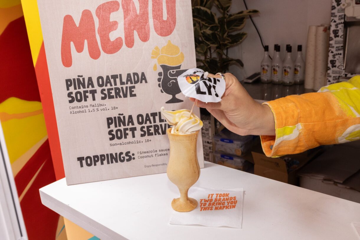 Image of Malibu x Oatly pop up