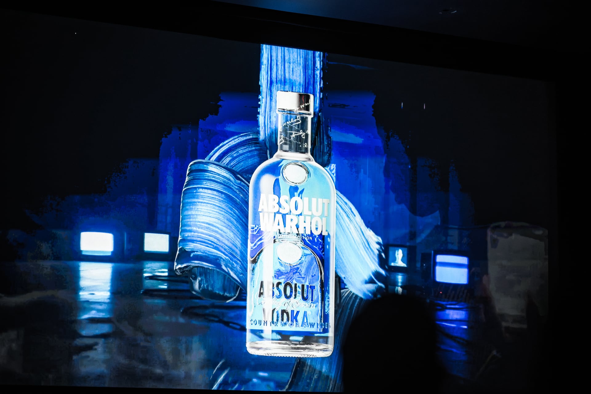 Still from ad campaign commercial Absolut Warholm