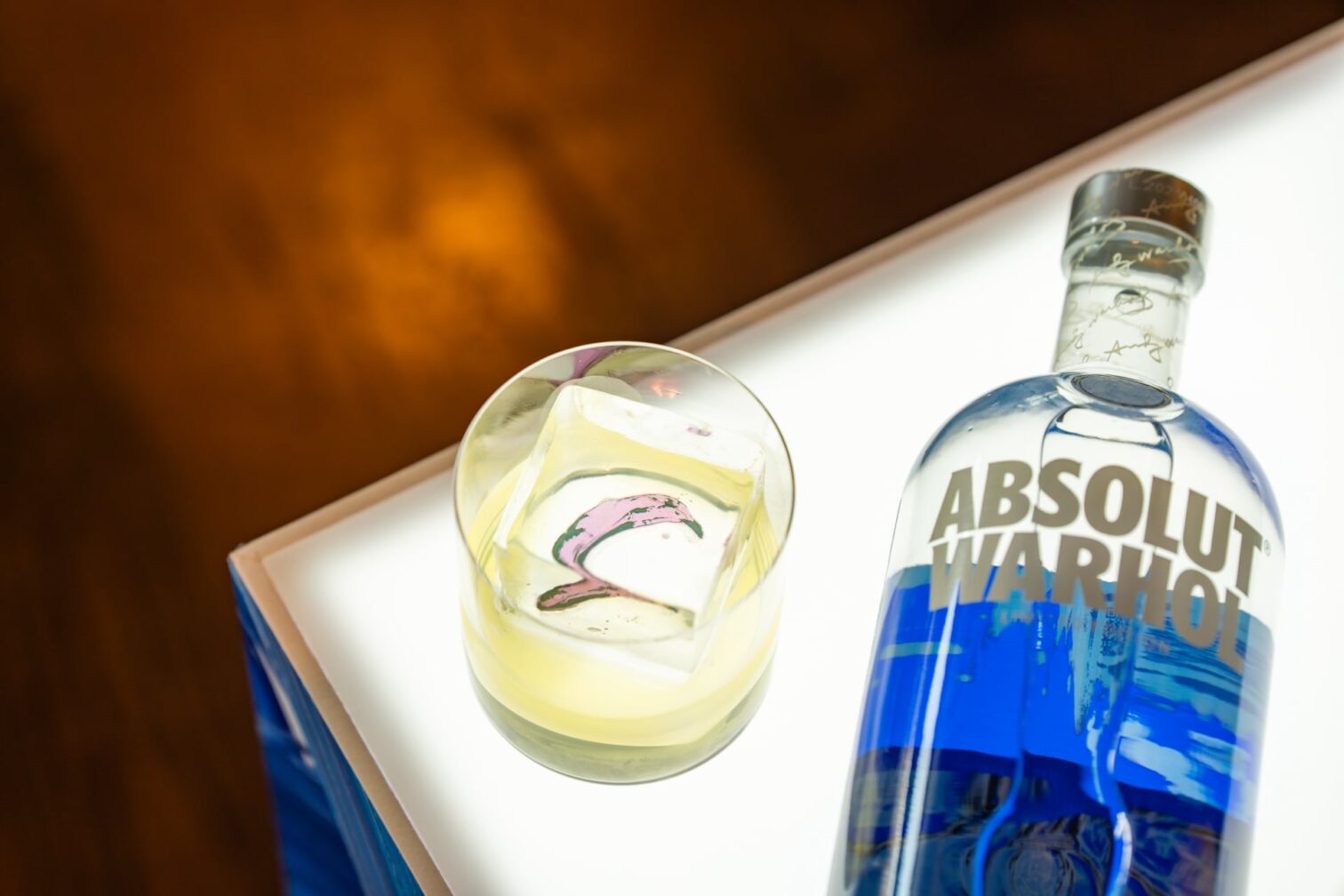 Absolut Warhol and a drink