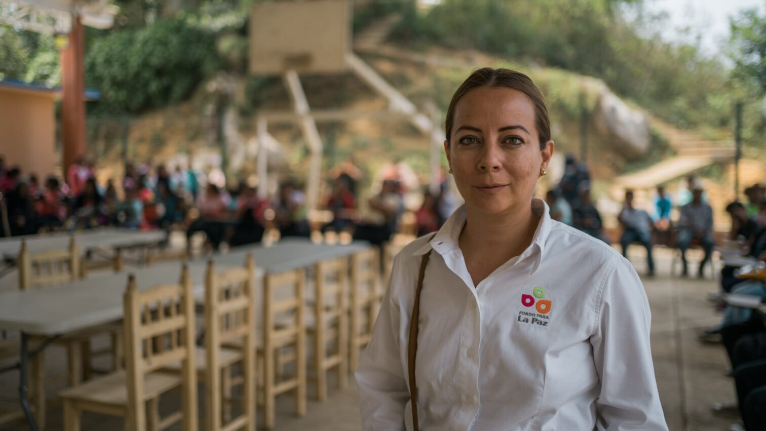 Portrait of Magali Jauregui, Director General, Fondo para la Paz