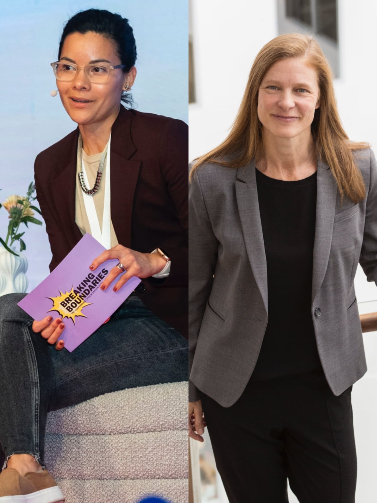 Kerstin Lindström, Vice President of Human Resources and Luciana Bosignoli