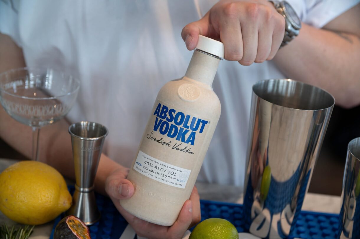 Absolut unveils industry-first paper-based cap and bottle duo