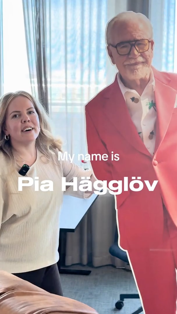 Pia Hägglöv video interview