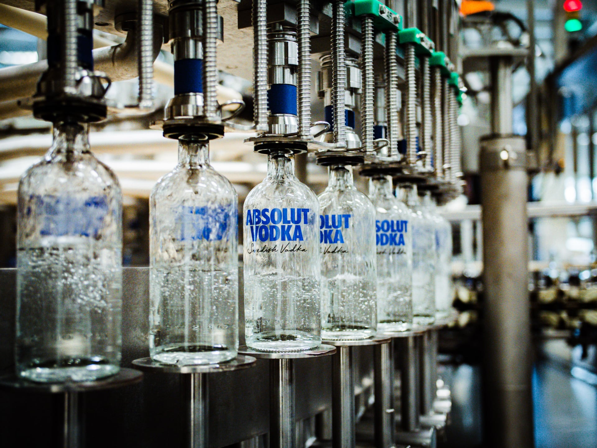 Absolut Vodka bottles