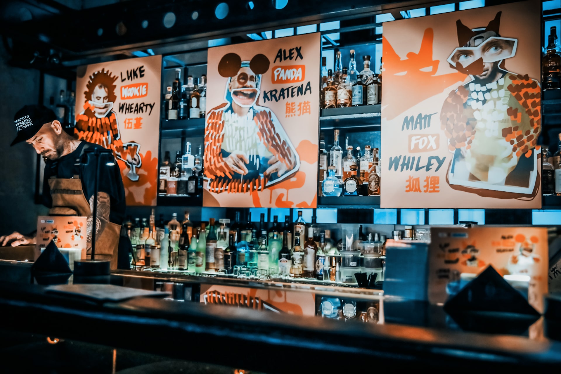 Bartender at the Absolut China Tour