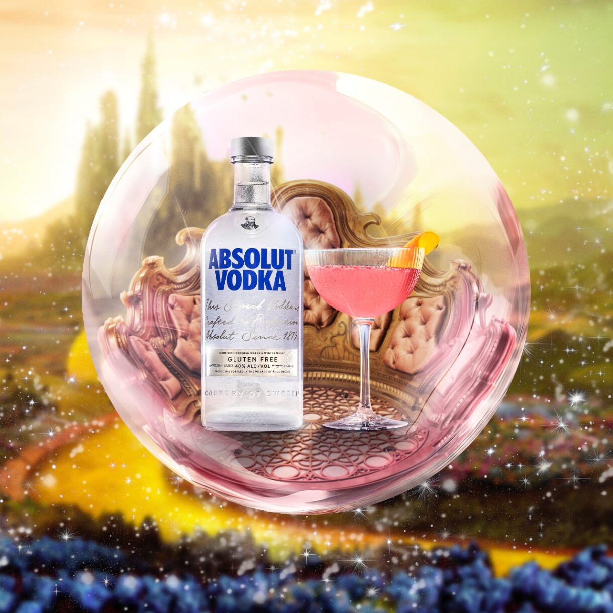 Wicked cocktail and Absolut Vodka