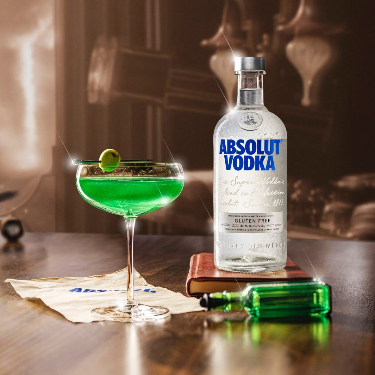 Wicked cocktail and Absolut Vodka